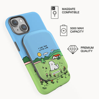 2.Powerbank on phone_I Like This Little Life Dog.jpg