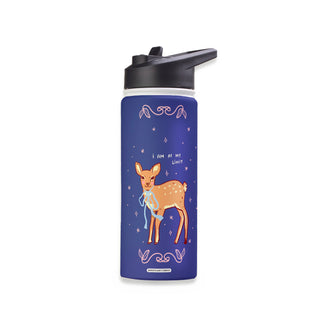 Oh Deer Stainless Steel Water Bottle 18oz