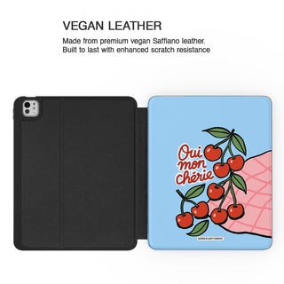 Oui Mon Cherie Blue - iPad Pro 13 (8th Gen) - Vegan leather.jpg