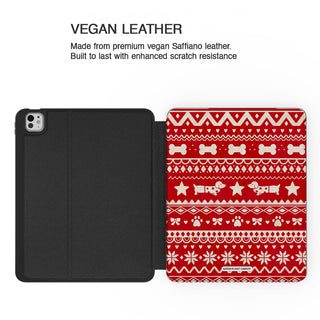 Dachshund Through The Snow - iPad Pro 13 (8th Gen) - Vegan leather.jpg