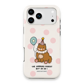 The Horrors Persist Cat Phone Case - The-Horrors-Persist-Cat---iPhone-17-Pro-Max
