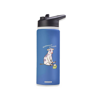 Winter Blues Stainless Steel Water Bottle 18oz