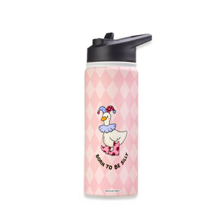 Born To Be A Silly Goose Stainless Steel Water Bottle 18oz