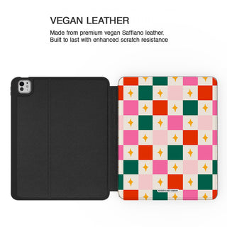 Retro Checkerboard - iPad Pro 13 (8th Gen) - Vegan leather.jpg