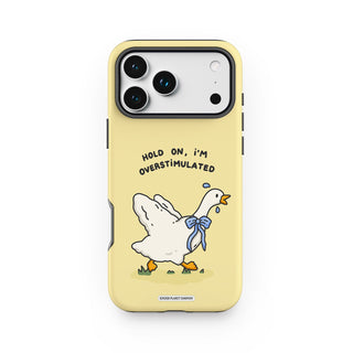 Hold On, I'm Overstimulated Goose Phone Case – Kinder Planet Company Hold On, I'm Overstimulated Goose Phone Case – Kinder Planet Company
