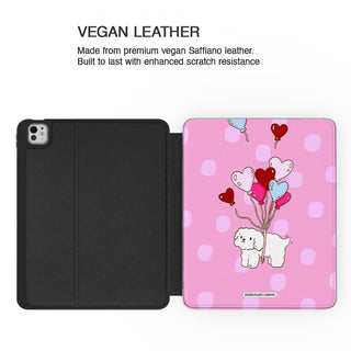 Floating On Love - Dark Pink - iPad Pro 13 (8th Gen) - Vegan leather.jpg