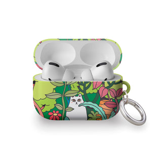 1.Airpods Front View - Main Image_Jungle Hide & Seek - White Cat.jpg