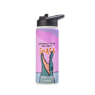 Snack Attack Stainless Steel Water Bottle 18oz