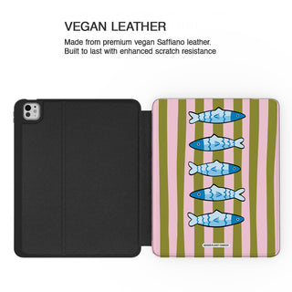 Sardine Stripes - iPad Pro 13 (8th Gen) - Vegan leather.jpg