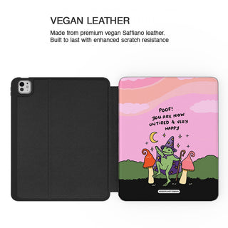Untired and Very Happy - iPad Pro 13 (8th Gen) - Vegan leather.jpg