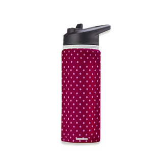 Burgundy Pop Stainless Steel Water Bottle 18oz