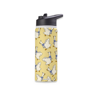 Overstimulated Geese Stainless Steel Water Bottle 18oz