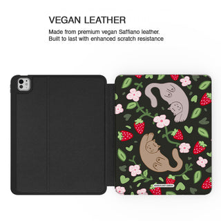 Strawberry Cats - iPad Pro 13 (8th Gen) - Vegan leather.jpg
