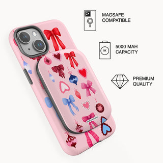 2.Powerbank on phone_Coquette Bows & Baubles.jpg