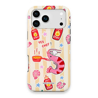 Yes Chef Yellow Shrimp Phone Case - Yes-Chef-Yellow-Shrimp---iPhone-17-Pro-Max