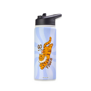 Go Get 'em Tiger Stainless Steel Water Bottle 18oz