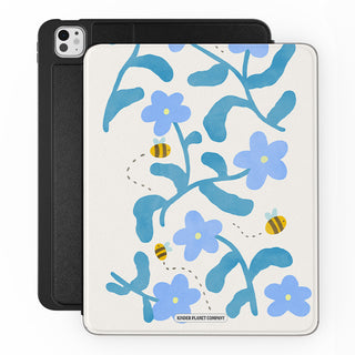 Abstract Blue Flowers - iPad Pro 13 (8th Gen) - Main.jpg