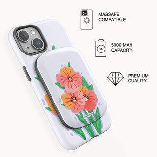 2.Powerbank on phone_Flower Girl.jpg