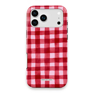 Red Berries Gingham Phone Case - Red-Berries-Gingham---iPhone-17-Pro-Max