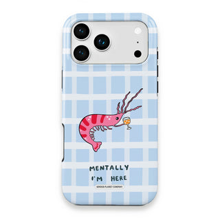 Mentally I'm Here Shrimp Martini Phone Case - Mentally-I'm-Here-Shrimp-Martini---iPhone-17-Pro-Max
