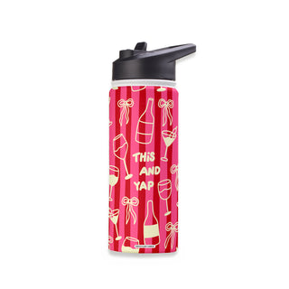 This And Yap Rosé Stainless Steel Water Bottle 18oz