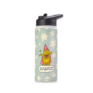 Anti-social Little Wizard Stainless Steel Water Bottle 18oz