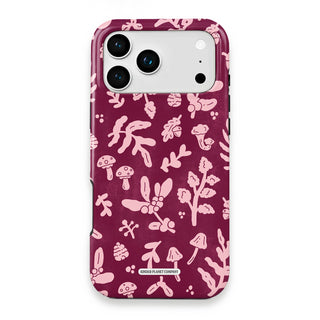 Burgundy Florals Phone Case - Burgundy-Florals---iPhone-17-Pro-Max
