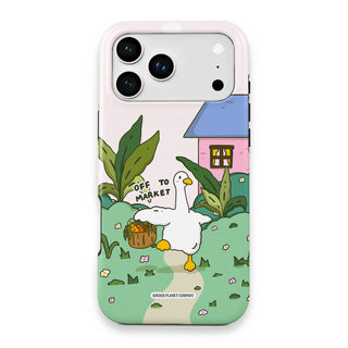 Off To Market Goose Phone Case - Off-To-Market-Goose---iPhone-17-Pro-Max