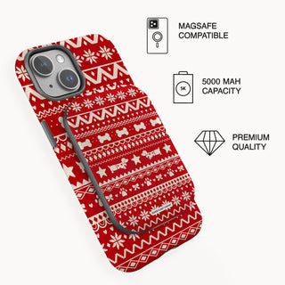 2.Powerbank on phone_Dachshund Through The Snow.jpg