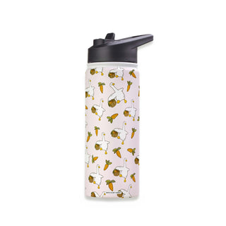 Goose On The Loose Stainless Steel Water Bottle 18oz