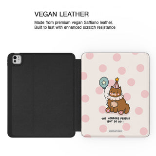 The Horrors Persist Cat - iPad Pro 13 (8th Gen) - Vegan leather.jpg