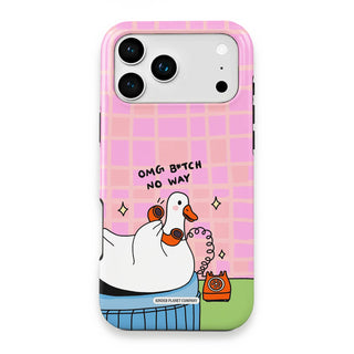 Omg B*tch No Way Goose Phone Case - Omg-B_tch-No-Way-Goose---iPhone-17-Pro-Max