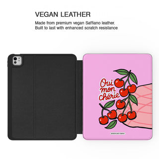 Oui Mon Cherie Pink - iPad Pro 13 (8th Gen) - Vegan leather.jpg