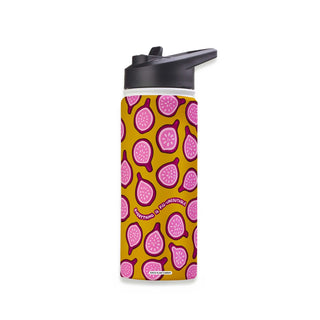 Everything Is Fig-ureoutable Stainless Steel Water Bottle 18oz
