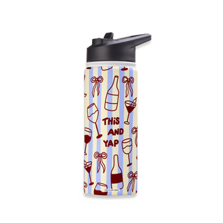 This And Yap Amalfi Stainless Steel Water Bottle 18oz