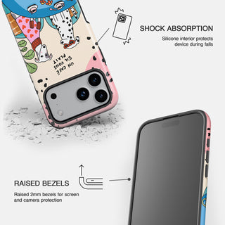 Un Cafe Sil Vous Plait Dog Phone Case