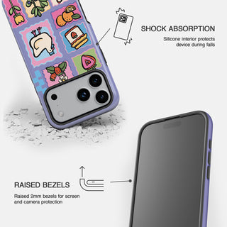 Picnic Stamps Chicken Phone Case