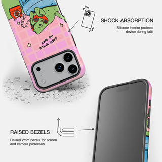 Omg B*tch No Way Frog Phone Case