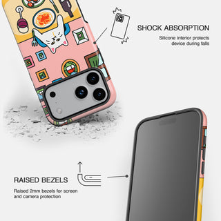 Spaghetti Upsetti Cat Phone Case