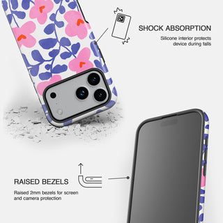 Abstract Flowers Phone Case