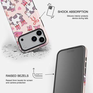 New Boot Goofin' Pink Cow Phone Case