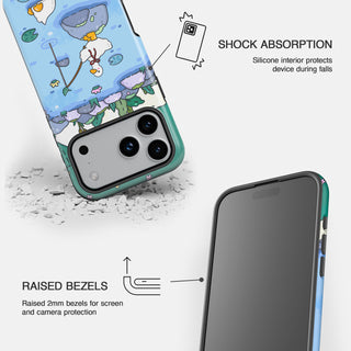 Gone Fishing Goose Phone Case