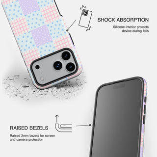 Kawaii Patchwork Quilt Phone Case