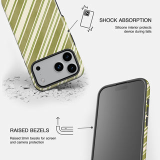 Peppermint Candy Cane Phone Case