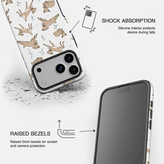 Frolicking Fawns Deer Phone Case