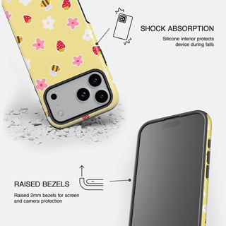 Minimal Summer Vibes Yellow Phone Case