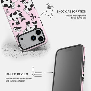 New Boot Goofin' Black Cow Phone Case