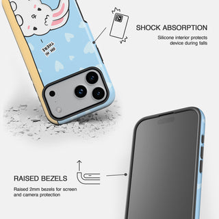 Oh Hi There Blue Bunny Phone Case
