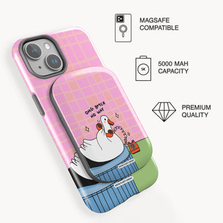 Omg B*tch No Way Goose Magnetic Power Bank