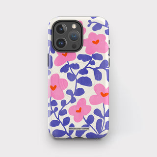 Abstract Flowers Phone Case